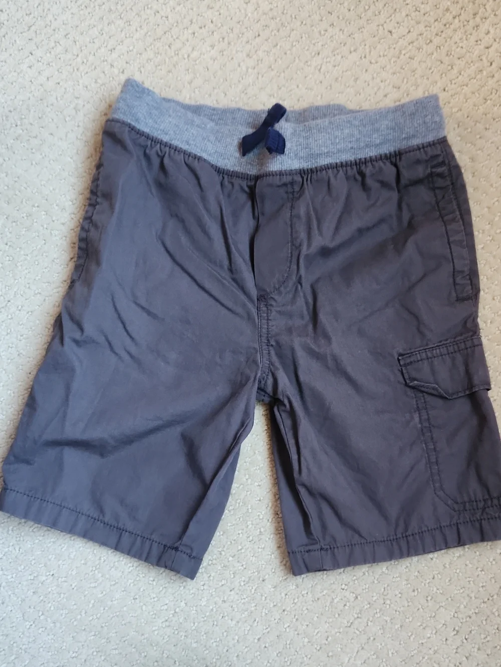 ❤️3/15$❤️Carter's Dark Gray Elastic-Waist Cargo Shorts